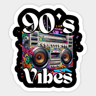 90s vibes Sticker